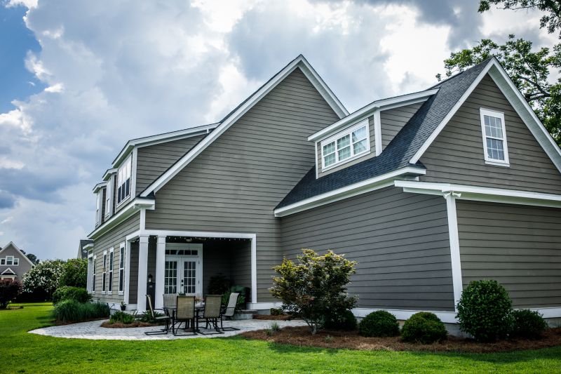 Vinyl Siding on Modern Home